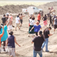 "Democracy Now!" reported from the scene of Native American protests of the planned Dakota Access Pipeline in North Dakota. (Credit: Democracy Now!)